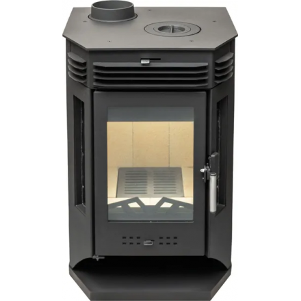 Печь-камин АОТ 9.0-03 в модификации Москва 9 с плитой