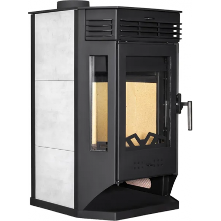 Печь-камин АОТ 9.0-03 в модификации Москва 9 с плитой