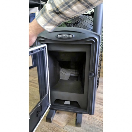 Печь для бани Термофор Черная жемчужина Люмина Плюс Cast с нерж каменкой