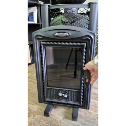 Печь для бани Термофор Черная жемчужина Люмина Плюс Cast с нерж каменкой