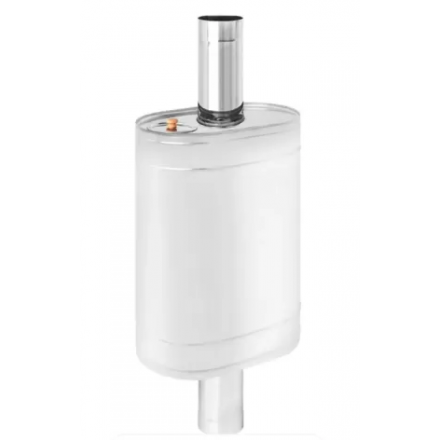 Бак на трубе Везувий 55л Ø115 (Овальный) (AISI 304) МП