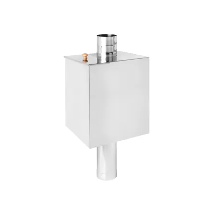 Бак на трубе Везувий 55л Ø115 (Прямоугольный) (AISI 304/439) МП