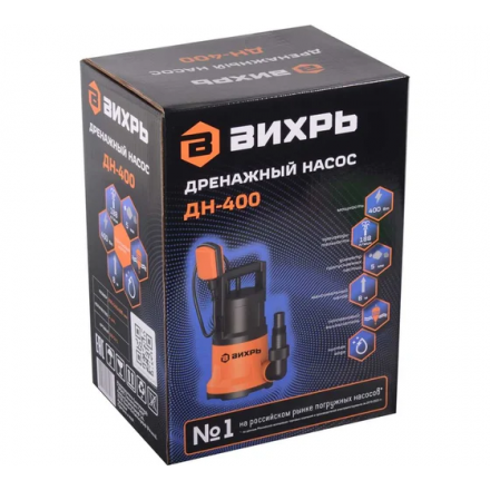 Дренажный насос Вихрь ДН-400
