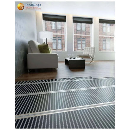 Пленочный саморегулирующийся теплый пол Теплософт 220W 100см