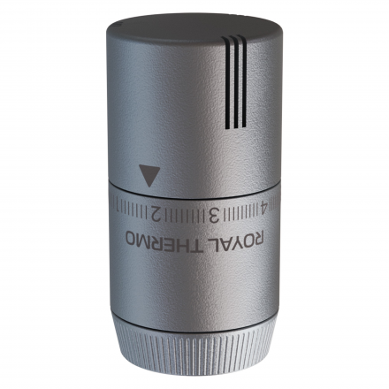 Термоголовка жидкостная Royal Thermo Design M30x1,5 серебристый