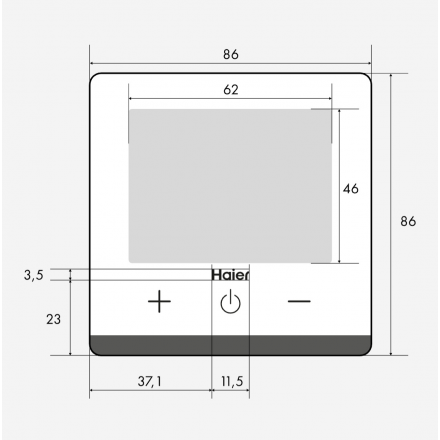 Комнатный термостат Haier Ecoheat RT-i