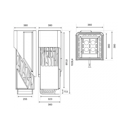 Электрическая печь BORN AIR 90E