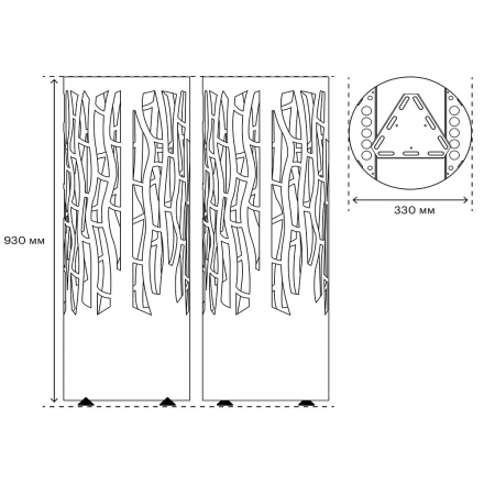 Электрическая печь BORN RAIN Black 90E
