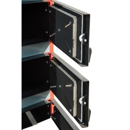 Твердотопливный котел Теплоприбор Rizon HOT 100 с вентилятором и контроллером