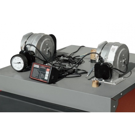 Твердотопливный котел Теплоприбор Rizon HOT 100 с вентилятором и контроллером