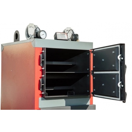 Твердотопливный котел Теплоприбор Rizon HOT 100 с вентилятором и контроллером