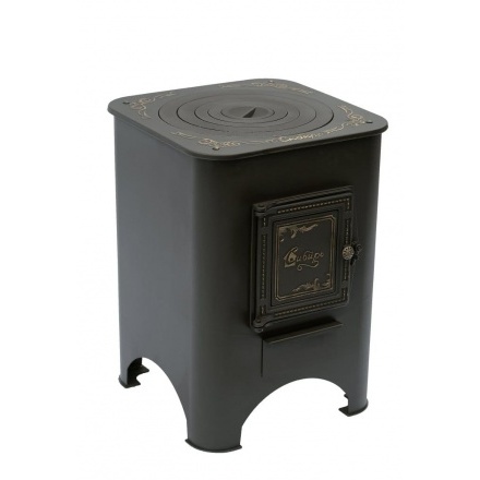 Печь под казан "Сибирь" с чугунной плитой и дверцей