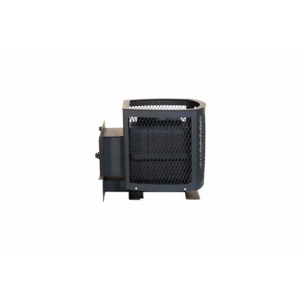 Печь банная чугунная Сибирь-15 Чугунная дверца с ВТК (Сетка)