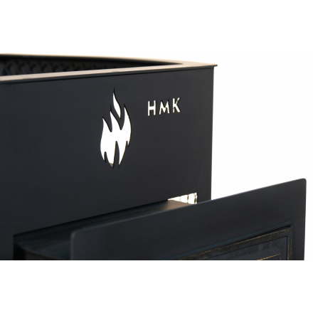 Печь банная чугунная Сибирь-15 Чугунная дверца с ВТК (Сетка)