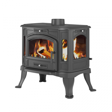 Печь-камин Везувий KZ-14РS Антрацит