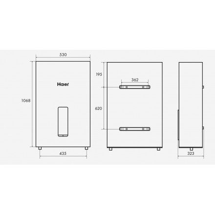Накопительный водонагреватель Haier ES80V-D1