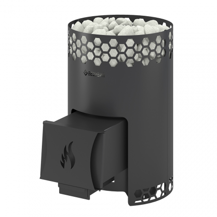 Печь для бани Везувий Черная Пчелка 20