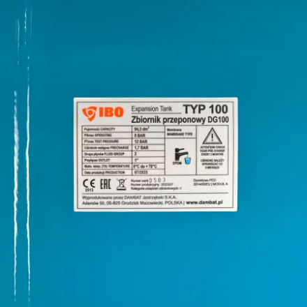 Гидроаккумулятор для воды IBO H 100 л