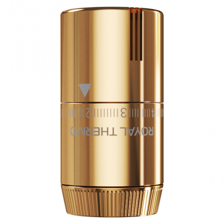 Термоголовка жидкостная Royal Thermo Design M30x1,5 золото