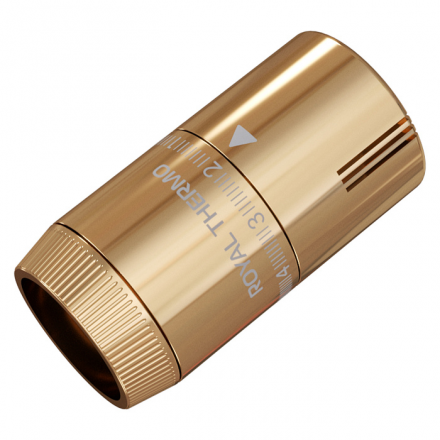 Термоголовка жидкостная Royal Thermo Design M30x1,5 золото