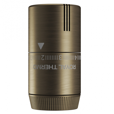 Термоголовка жидкостная Royal Thermo Design M30x1,5 бронза