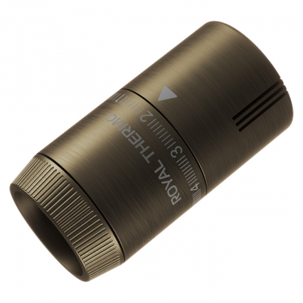 Термоголовка жидкостная Royal Thermo Design M30x1,5 бронза