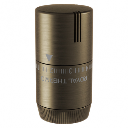 Термоголовка жидкостная Royal Thermo Design M30x1,5 бронза