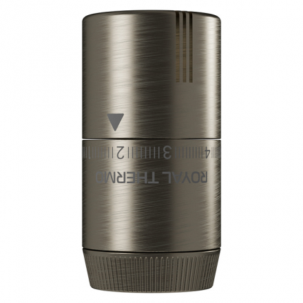 Термоголовка жидкостная Royal Thermo Design M30x1,5 никель матовый