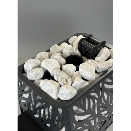 Печь для бани Скала 12Т стекло