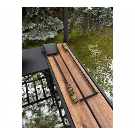 Мангал-беседка Царский с печью и дымоходом