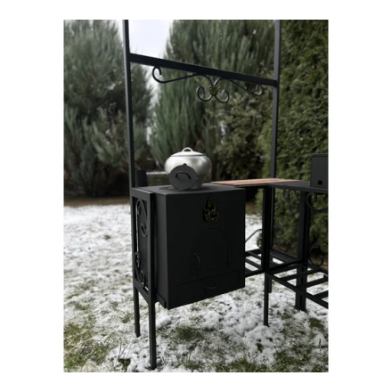 Мангал-беседка Царский с печью и дымоходом