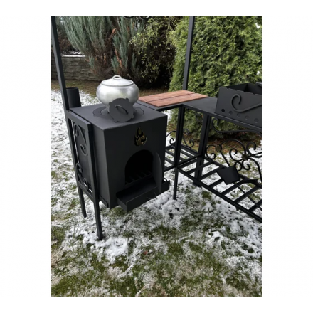 Мангал-беседка Царский с печью и дымоходом