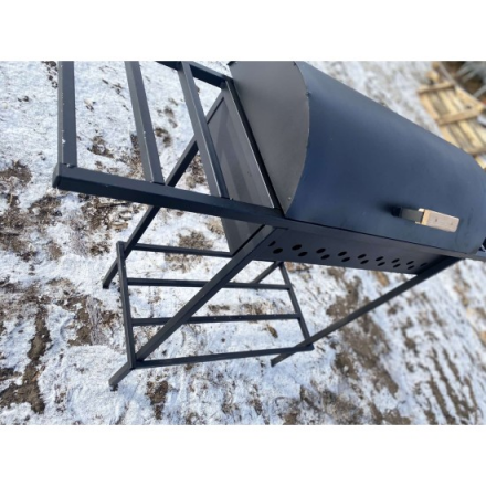 Мангал стационарный ComfortProm Велес с крышкой