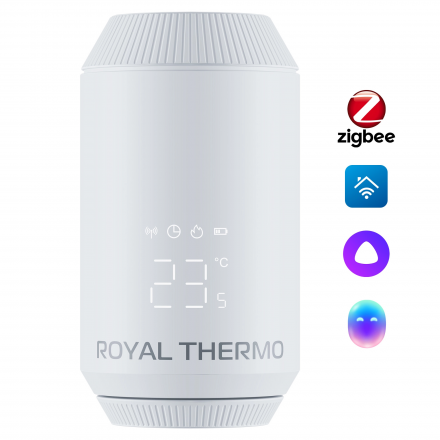 Термостатическая головка Royal Thermo Smart Heat 2.0 белый RATESH23015WH