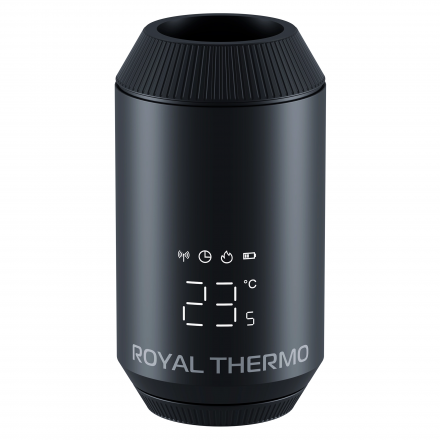 Термостатическая головка Royal Thermo Smart Heat 2.0 черный RATESH23015BL