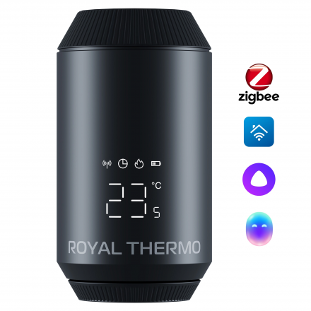 Термостатическая головка Royal Thermo Smart Heat 2.0 черный RATESH23015BL