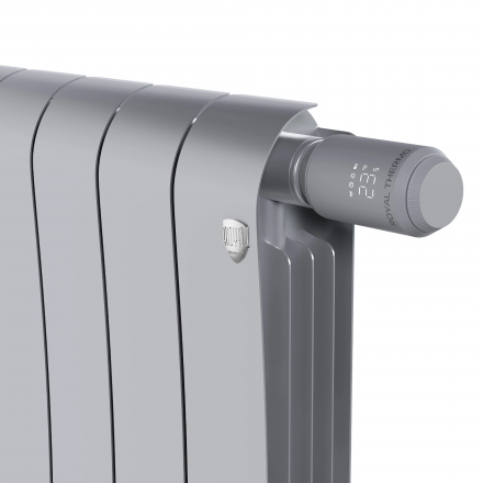 Термостатическая головка Royal Thermo Smart Heat 2.0 серебристый RATESH23015SS