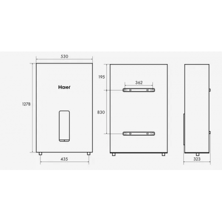 Накопительный водонагреватель Haier ES100V-D1