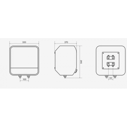 Накопительный водонагреватель над мойкой Haier ES10V-IQ1