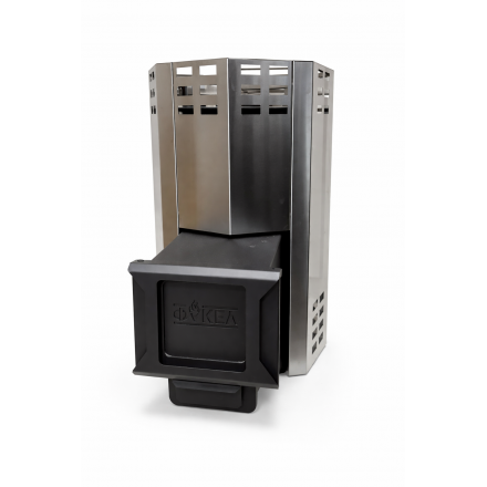 Банная печь Факел чугунная дверца