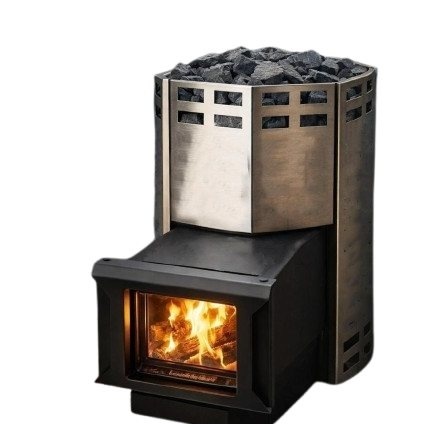 Банная печь Факел дверца стекло