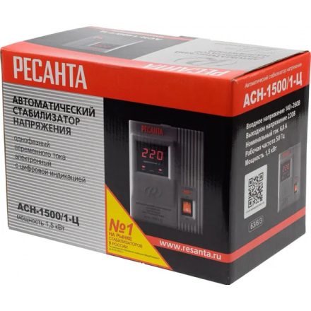 Стабилизатор напряжения Ресанта АСН-1500/1-Ц
