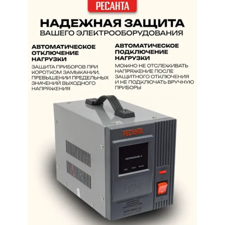 Стабилизатор напряжения Ресанта АСН-2000/1-Ц