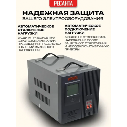 Стабилизатор напряжения Ресанта АСН-3000/1-Ц