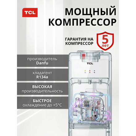 Кулер для воды напольный TCL TY-LWYR112