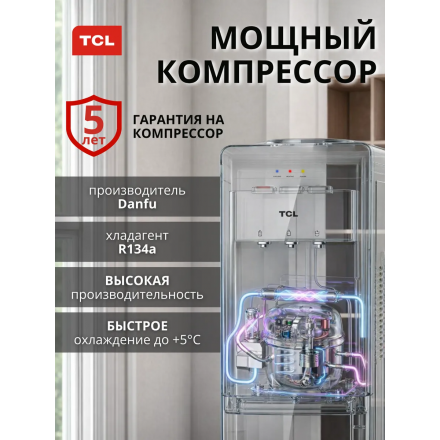Кулер для воды напольный TCL TY-LWYR87W