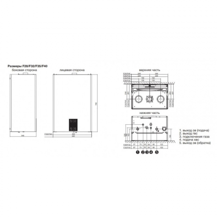 Газовый котел Thermex Blaze F35