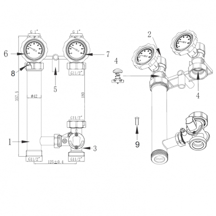Насосная группа VGR vPUMP GP mix
