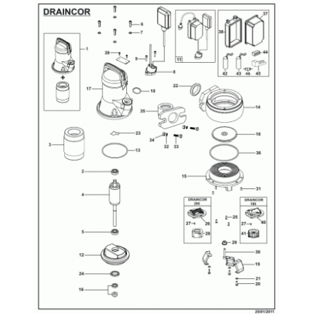 Фекальный насос Espa DRAINCOR M A 230 50 000313/STD