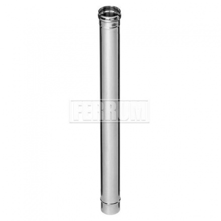 Труба для дымохода 1 м 0,5 мм Ferrum